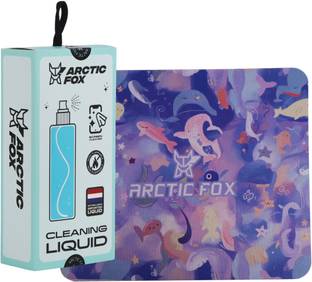 ARCTIC FOX Screen Cleaning Kit Set and Non-Slip Rubber Base Mouse Pad Combo (Trawi & Kit) Non Slip Base Mousepad