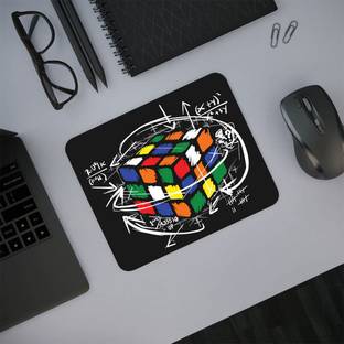 Millionminds Math Rubiks Cube Printed 3mm Thick Mouse Pad for PC/Laptop/Computer Mousepad