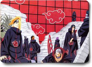 Replix Anime Mouse Pad (9 inch x 7 inch) - Naruto Akatsuki - 5 Printed Mousepad Non Slip Base Mousepad