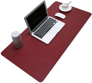 ARQIVO Dual-Sided Laptop Desk Pad Mat Waterproof PU Leather Desk Blotter Extended Mousepad