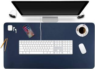Krusan Mouse & Laptop Pad Multifunctional Office Desk Pad Waterproof PU Leather Mousepad