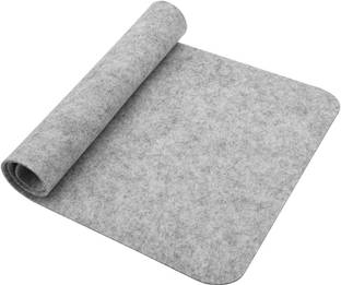 Incrizma Large Felt Desk Pad Full Desk Mouse Pad,Pad for Keyboard (900x300mm, Light Grey) Mousepad
