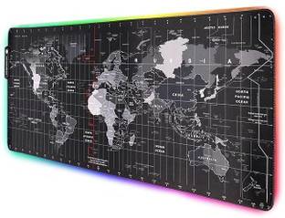 Verity World Map Mouse Pad, Large Extended Soft Mousepad