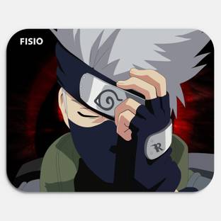 Fisio Anime Mousepad Printed Kakashi from Naruto Gaming Accessories Laptop Computer Non Slip Base Mousepad