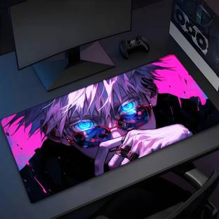 Eshaaver Laptop Mat Sukuna Animie Printed & Spill Proof Desktop MAT-ANIMPADJJK015 Non Slip Base Mousepad
