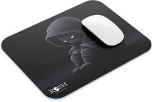 rssh creation Black Color Cartoon Gaming, Anti - Slip Base, High Durability Mouse Pad Non Slip Base Mousepad