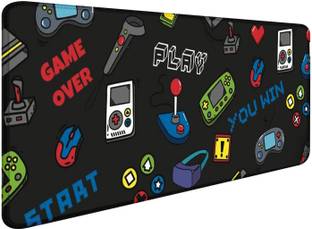 AlexVyan Gaming Design Large Mouse Pad , Anti-Fray Cloth Mousepad Computer Keyboard Mat Non Slip Base Mousepad
