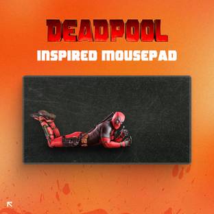 Rikony Deadpool Legends Premium XL Stitched Edges Mousepad