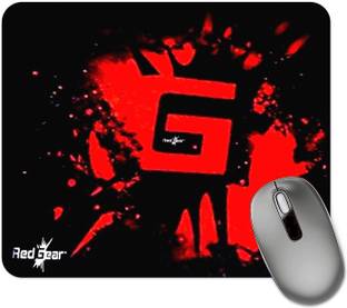 dk printing RED GEAR MOUSE PAD FOR COMPUTER , LAPTOP VERY NICE PAD Mousepad