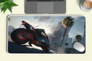 TURTLEWINGS Cyberpunk Game XL Mousepad (Style 5) Non Slip Base Mousepad