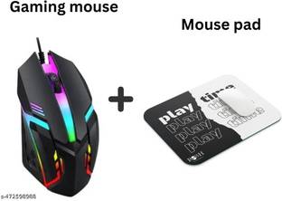rssh creation Mouse and Mouse Pad Non Slip Base Dual Sided Mousepad