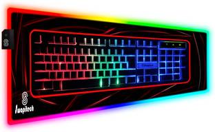 SWAPITECH RGB Gaming Mouse Pad Large Extended, 13 Lighting Modes, Non-Slip 800x300x4mm Non Slip Base Mousepad