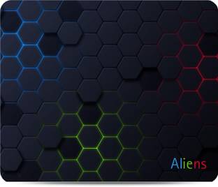 Aliens Gaming Mouse Pad, Precision, Non-Slip Rubber Base, Smooth Cloth Surface,3D Style Non Slip Base ...
