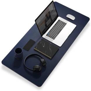 SYGA Desk Pad Protector Waterproof PU Desk Mat for Office & Home Non Slip Base Dual Sided Mousepad