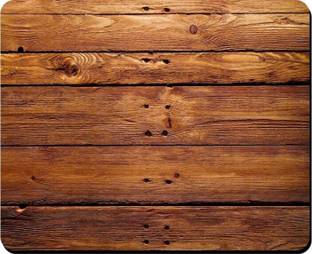 PASHUPATASTRA Wooden Texture Printed MousePad for Computer, PC, Laptop Non Slip Base Mousepad