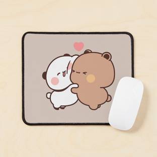 craft maniacs BUBU DUDU LOVE YOU ART ANTI SLIP & ANTI FUNGAL MOUSEPAD FOR BUBU DUDU LOVERS Non Slip Base Mousepad