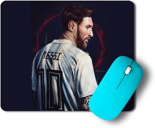 gray wall Lionel Messi Mousepad Nonslip Base Graphic Mousepad Non Slip Base Mousepad