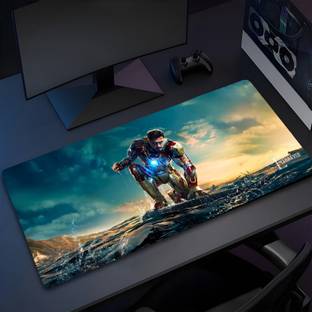 Eshaaver Iron Man Gaming Mousepad - Ultra Smooth, Anti-Slip, Waterproof Non Slip Base Mousepad