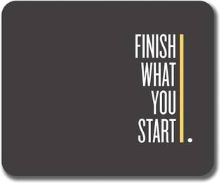 PNV Kraft Finish What You Start MMP010 Non Slip Base Mousepad