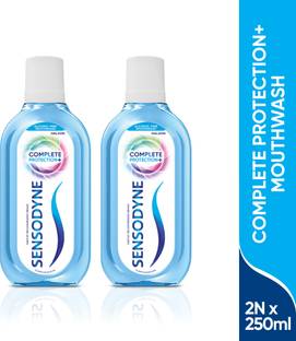 SENSODYNE Complete Protection+ Mouthwash, Alcohol free, - COOL MINT