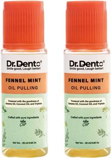 Dr.Dento Fennel Mint Oil Pulling- (25 ML x2) - Mint