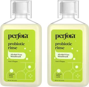 Perfora Probotic Alcohol Free Mouthwash-Mouth Freshener For Dental Hygiene and Freshness - Lemon Mint