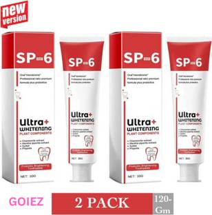 GOIEZ Sp-6 Turmeric & Honey Toothpaste – Uses Natural Turmeric And Honey For Care - APPLE