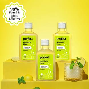 Perfora Probotic Alcohol Free Mouthwash-Mouth Freshener For Dental Hygiene and Freshness - Lemon, Mint