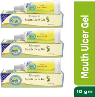 Rimsam Smylee Ayurvedic Mouth Ulcer Gel.10gm.pack off 3 - neem Minty