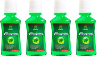 Jagat Devsutra Ayurvedic Herbal Mouthwash, Oral Care Fights Bad Breath 100ml x 4 - Cool Mint