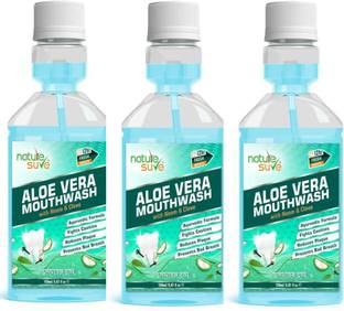 Nature Sure Aloe Vera Mouthwash with Neem and Clove for Oral Health - 3 Pack - Clove