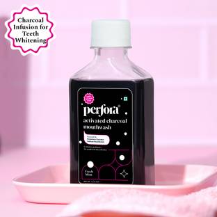 Perfora Charcoal Mouthwash | Alcohol & SLS Free Mouthwash - Fresh Mint