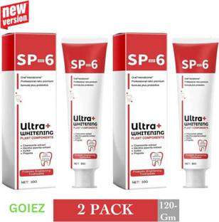 GOIEZ Sp-6 Whitening Therapy Toothpaste – Helps In Daily Whitening Care (pack Of 2). - APPLE
