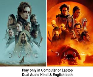 Dune Part 1 & 2 (2 Movies) in Hindi & English both play only in Computer or Laptop HD Quality without Poster