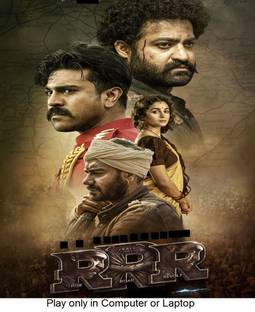 RRR 2022 in Hindi play only in Computer or Laptop HD Quality without Poster