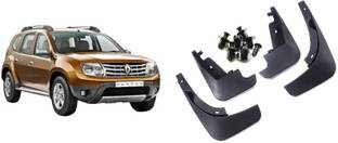 Uneestore Front Mud Guard, Rear Mud Guard For Renault Duster 2012, 2013, 2014, 2015