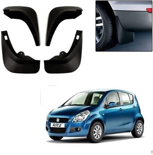 Smstrader Front Mud Guard, Rear Mud Guard For Maruti Ritz 2009, 2010, 2011, 2012
