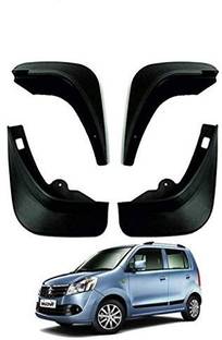 Smstrader Front Mud Guard, Rear Mud Guard For Maruti Wagon R VXI AMT 1.2 Petrol 2010, 2011, 2012, 2013, 2014, 2015, 2016, 2017