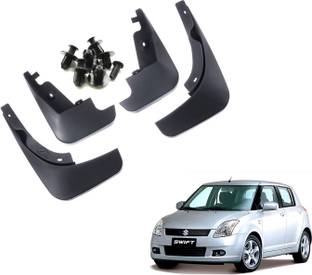 WolkomHome Mud Flap, Front Mud Guard, Rear Mud Guard For Maruti Swift LXI 2009