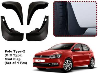 OOLTAH PAHIYA Front Mud Guard, Rear Mud Guard For Volkswagen Polo 2014, 2015, 2016, 2017, 2018, 2019