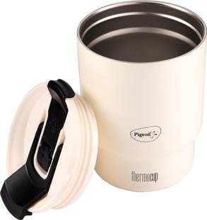 Pigeon ThermoCup,Vacuum Insulated Travel, Office with Dual Lid Technology e Stainless Steel Coffee Mug