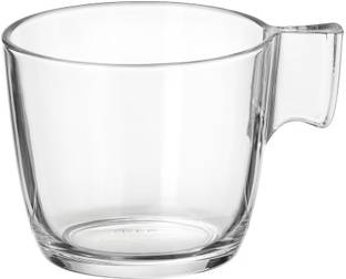 IKEA Mug, Set Of 2 Clear Glass, 23 cl ( Glass Coffee Mug