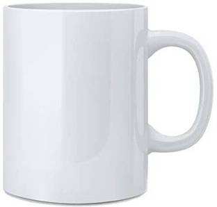 Convay lossy Finish Microwave Safe Ceramic Coffee Tea Milk Royal Plain White 350ml Ceramic Coffee Mug