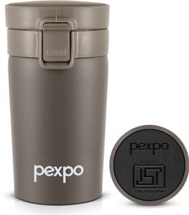 pexpo Cocoa Vacuum Insulated Hot & Cold Spill Proof Stainless Steel Coffee Mug
