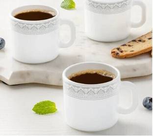 BOROSIL 6N 18CL CLASSIC MUG SET Opalware Coffee Mug