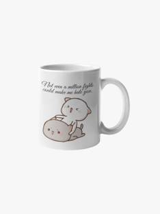 Couples Emotion Goma Peach Gift For Couples Ceramic Coffee Mug