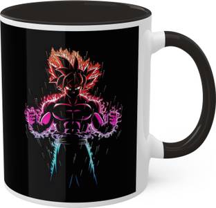 Couples Emotion Goku Dragon Ball Z printed 02 inner black Ceramic Coffee Mug