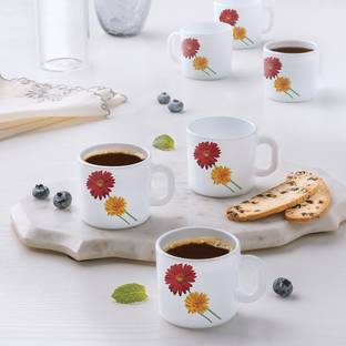 Larah by Borosil Zinnia Opalware Coffee Mug