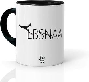ECFAK LBSNAA Printed Black Tone Cup For IAS Aspirants | LBSNAA IAS Aspirants Ceramic Coffee Mug