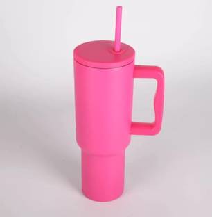 Ojra Tumbler with Handle and Straw Lid Water Bottle Travel Coffee Cup Hot &Cold Stainless Steel Tumbler